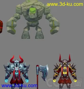 【天天传奇】全套角色模型的图片