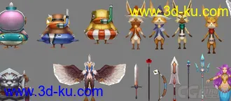 【天天传奇】全套角色模型的图片