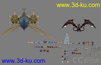 【天天传奇】全套角色模型的图片