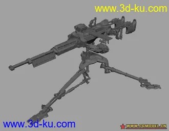 3D打印模型一把枪的图片