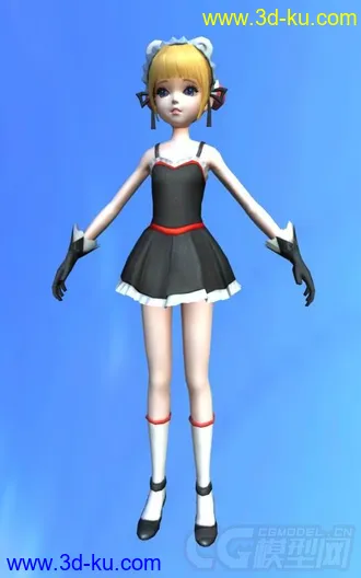 吐血推荐，超好的角色模型，还带很多动作呢的图片