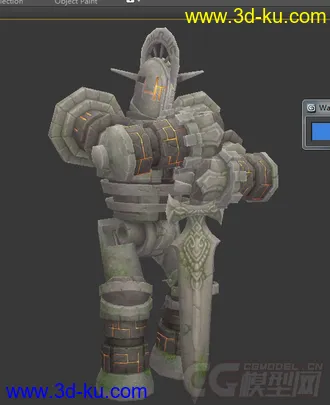 3D打印模型整套欧式Q版小红帽风格的场景建筑的图片