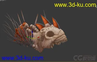 3D打印模型整套欧式Q版小红帽风格的场景建筑的图片