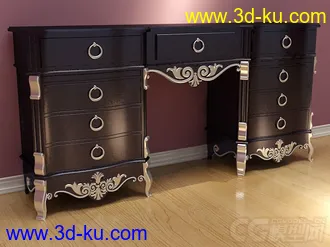 3D打印模型欧式沙发3的图片