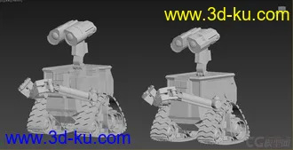 3D打印模型刚做的瓦力  喜欢的同学去下载吧的图片