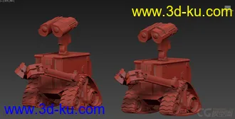 3D打印模型刚做的瓦力  喜欢的同学去下载吧的图片