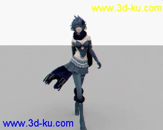 3D打印模型龙背上的骑兵3菟走路动画的图片