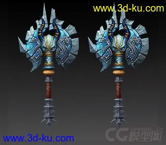 3D打印模型兵器斧的图片