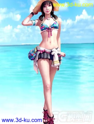 3D打印模型SF2 夏日泳装_桜的图片