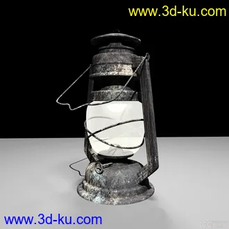3D打印模型煤油灯（马灯）的图片