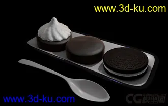 3D打印模型饼干 巧克力蛋糕的图片