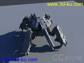 3D打印模型步行坦克的图片