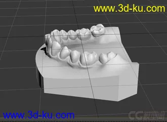 3D打印模型牙齿石膏模的图片