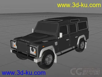 3D打印模型路虎卫士110 land rover 110的图片