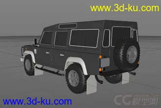 3D打印模型路虎卫士110 land rover 110的图片