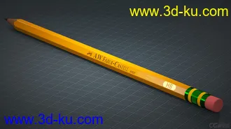3D打印模型写实HB铅笔的图片