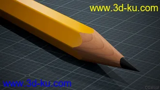 3D打印模型写实HB铅笔的图片