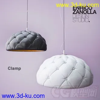 3D打印模型精品软包灯具的图片