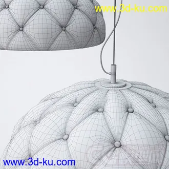 3D打印模型精品软包灯具的图片