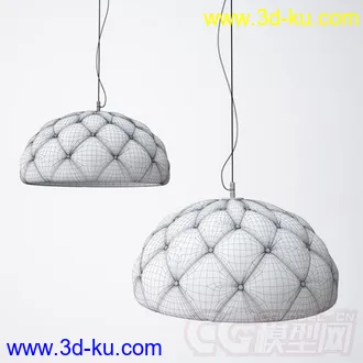 3D打印模型精品软包灯具的图片