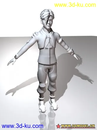 3D打印模型小孩的图片