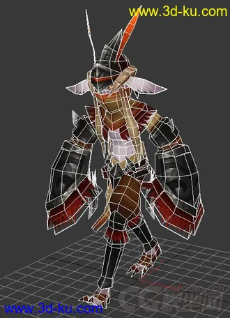 3D打印模型精品店-小刺客带全套动作（跑、攻、走、休闲等等）的图片