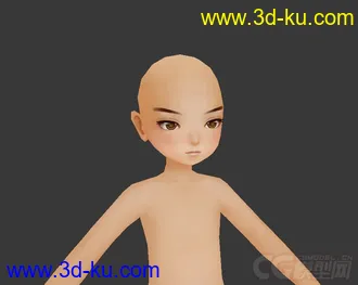 3D打印模型Q版武侠男主体型的图片