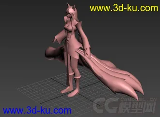 3D打印模型九尾妖狐的图片