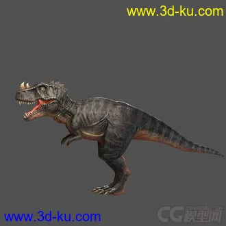 3D打印模型(免费啦）高精度霸王龙（带法线和高光贴图）1024/2048高清贴图的图片