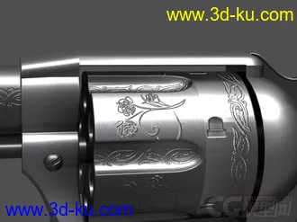 3D打印模型左轮手枪 真实的图片