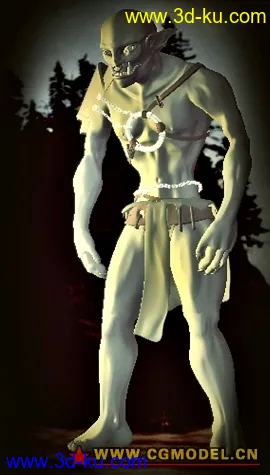 3D打印模型ORC獵人的图片