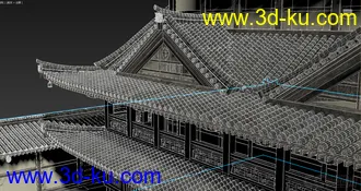 3D打印模型古老的宫殿 将军府 丞相府 古代建筑 王府  大殿的图片