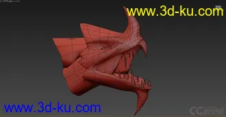 3D打印模型西方龙头的图片