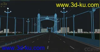 3D打印模型武汉古田桥的图片