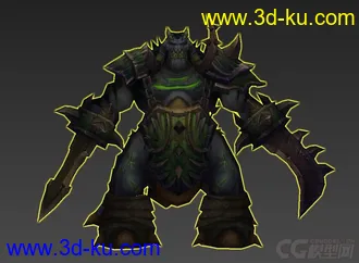 魔兽世界70级布鲁塔卢斯模型贴图带全套动作的图片