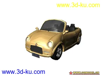 3D打印模型疯狂道具<可爱小汽车套组>的图片