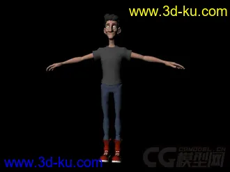 3D打印模型人物骨骼的图片