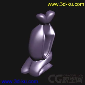 3D打印模型一对恋人的图片