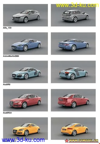 3D打印模型汽车大全，我重发的图片