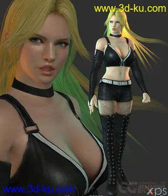 3D打印模型免费啦 一个美女  obj格式带贴图的图片