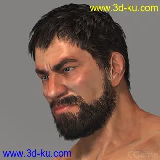 3D打印模型写实男人；胡子男人；欧洲男人；各种男人；的图片