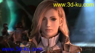 3D打印模型最终幻想女角色的图片