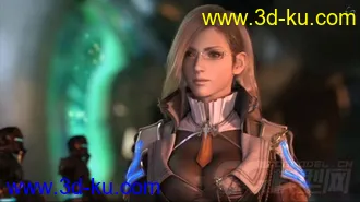 3D打印模型最终幻想女角色的图片