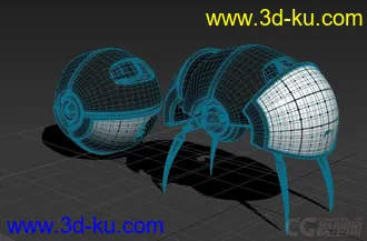 3D打印模型高精度科幻机器人，太空机器人，材质现成的，包内各种渲染材质及通用格式；的图片