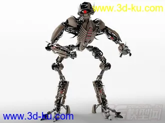 3D打印模型超高精度装甲机械机器人，太空机器人，材质现成的，包内各种渲染材质及通用格式；的图片