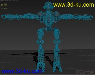 3D打印模型超高精度装甲机械机器人，太空机器人，材质现成的，包内各种渲染材质及通用格式；的图片