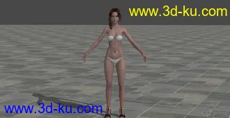3D打印模型美女角色性感的图片
