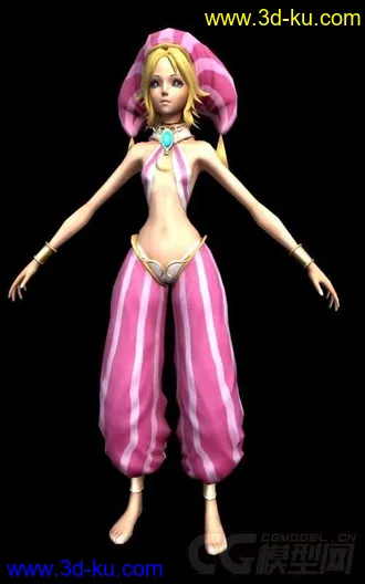 多种风格的模型，多套服装美女 带骨骼动画 喜欢的赶紧下载吧的图片