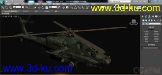 3D打印模型阿帕奇直升机的图片