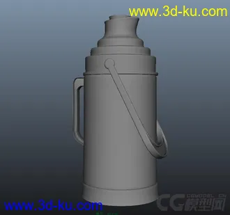 3D打印模型暖壶（暖水瓶）的图片